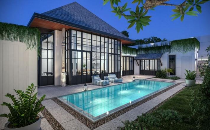 For Sales : Bangtao Luxury Pool Villa, 2 bedrooms 2 Bathrooms, Pool view.