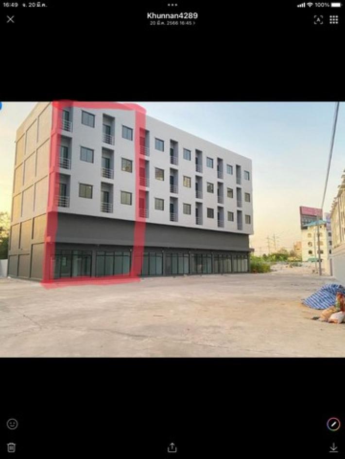 ให้เช่าและขายอาคาร3.5 ชั้น 2 คูหา ใกล้โลตัส บางบัวทอง นนทบุรี พื้นที่ใช้สอย 600 ตรม เหมาะอาศัย ทำออฟฟิศ หน้าร้าน ทำเลดี โครงการใหม่