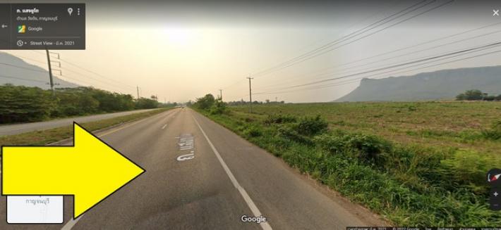 ขายที่ดินติด ถนนแสงชูโต ทางไปอุทยานแห่งชาติไทรโยค-น้ำตกไทรโยค 459 ไร่ อยู่ใกล้ตัวเมืองกาญจนบุรี 