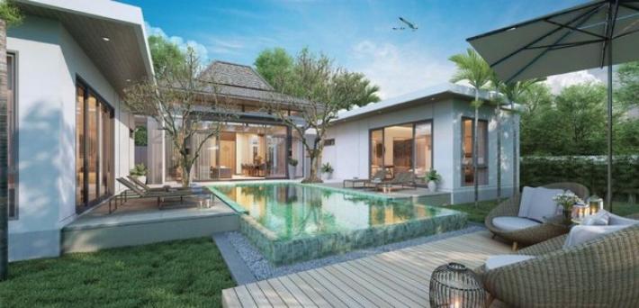 For Sales : CherngTalay New Project Luxury Pool Villa 2 Bedrooms 581 sqm.