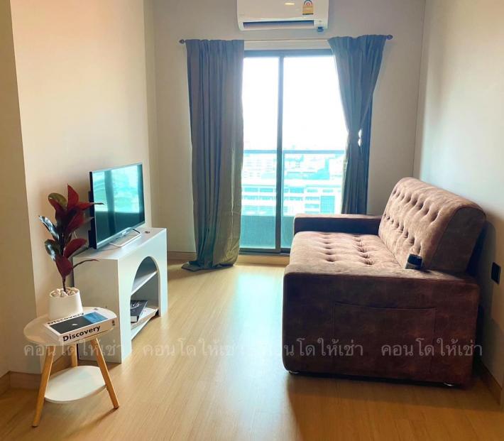 ให้เช่าห้องคอนโดLumpini Suite Din Daeng - Ratchaprarop ชั้น 17 ขนาด 26.43 ตรม.1 ห้องนอน 1ห้องนั่งเล่น ราคาเช่า 13,000 /เดือน  โทร 0958195559